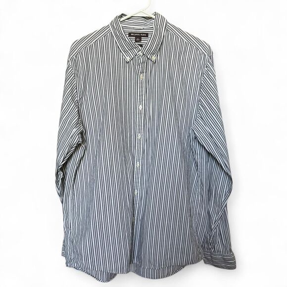 Michael Kors Men's Button Shirt Size XL Slim Fit Striped Preppy Office Work - Picture 1 of 8